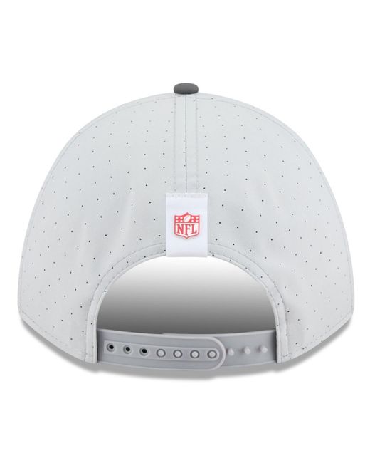 KTZ Gray/graphite San Francisco 49ers 2025 Nfl Training Camp A-frame 9forty Adjustable Hat for men