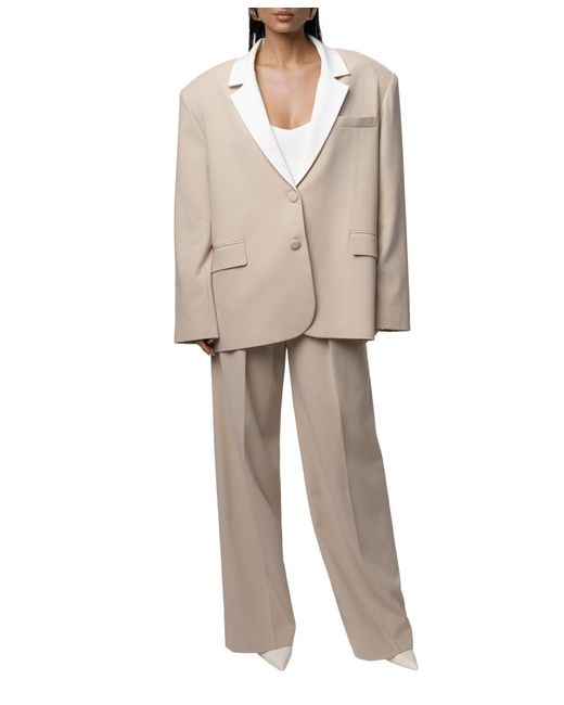 JLUXLABEL Natural Command Oversized Blazer