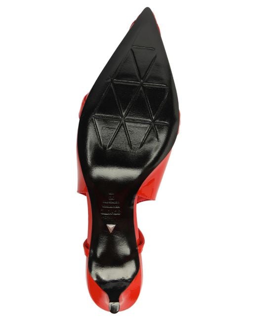 SCHUTZ SHOES Red Ruth Mid-pointed Toe Pumps