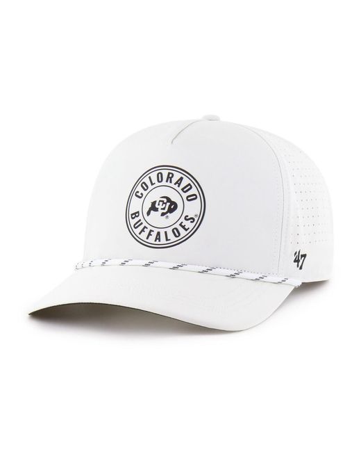 '47 White Colorado Buffaloes Forward Collection Loop Hitch Adjustable Hat for men