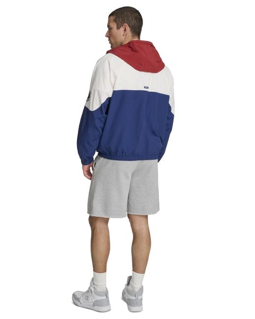 Champion Blue Packable Windbreaker Jacket for men