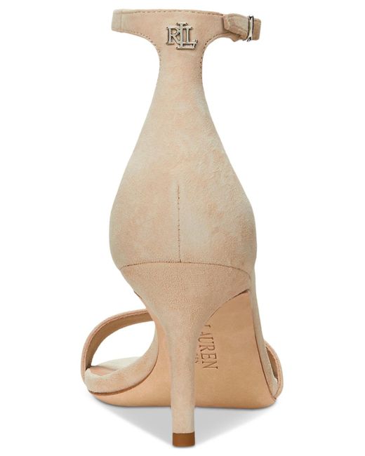 Ralph Lauren Metallic Allie Ankle-strap Dress Sandals