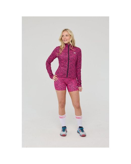 OOSC Pink Infinite Cropped Zipped Jacket