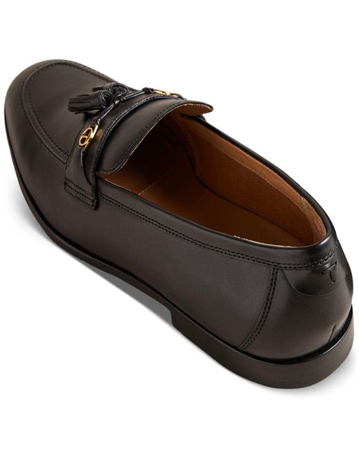 Ted Baker Ainsly Slip On Tassel Loafers in Black for Men | Lyst Canada