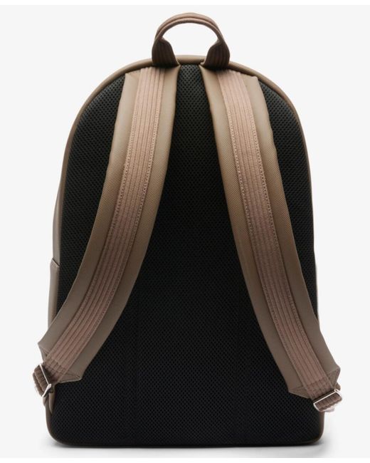 Lacoste Brown Adjustable Straps Backpack for men