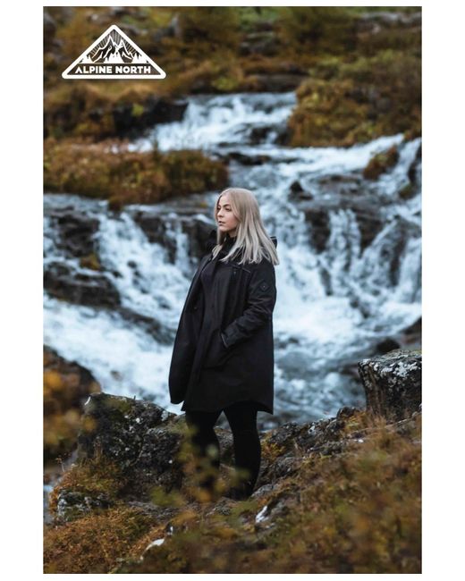 Alpine North Blue S Plus Size Rain