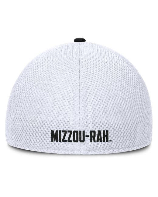 Fanatics Metallic Heather Gray/white Missouri Tigers trigger Flex Hat for men