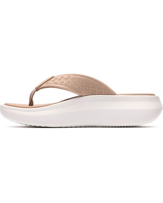 Clarks White Solevana Post Round Toe Als