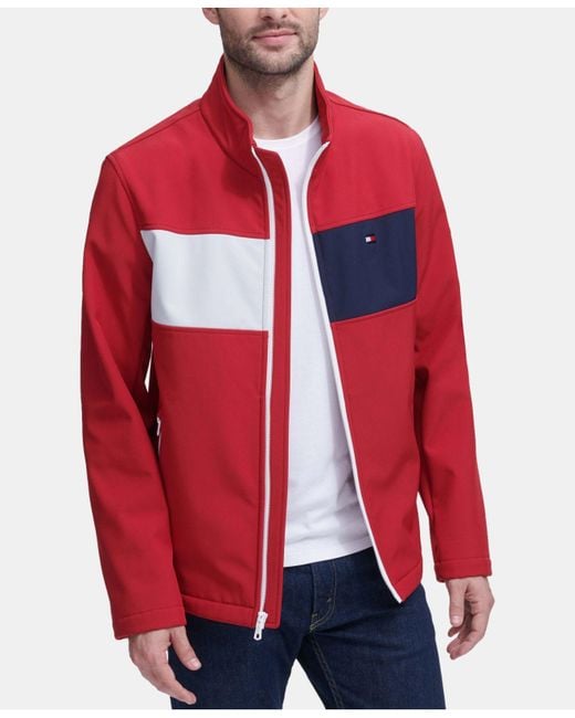 Chili Pepper Color Tommy Hilfiger Reversible Puffer Jacket Size Small