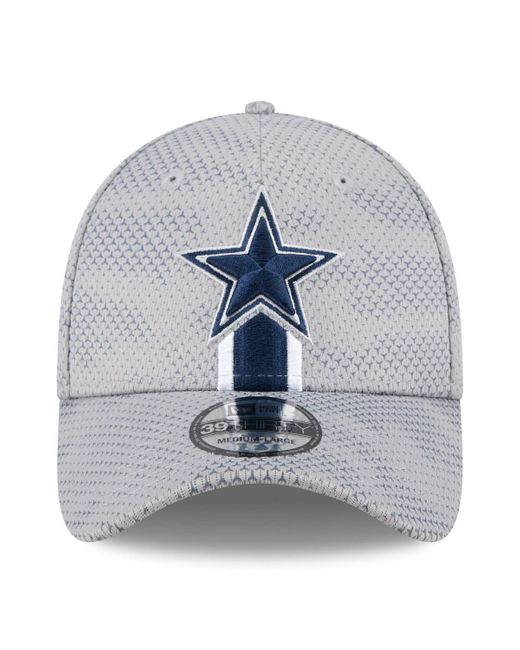 KTZ Dallas Cowboys 2024 Sideline 39thirty Flex Hat in Blue for Men Lyst