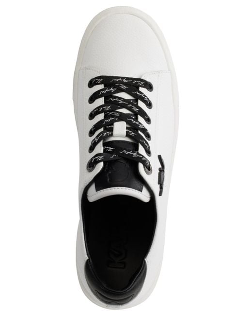 Karl Lagerfeld White Cason Sneaker