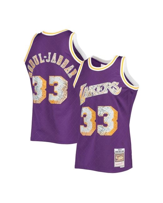 kareem abdul jabbar jersey mitchell and ness