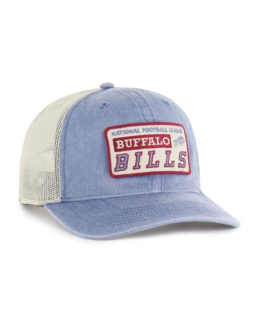 '47 Blue Royal Buffalo Bills Canteen Relaxed Trucker Adjustable Hat