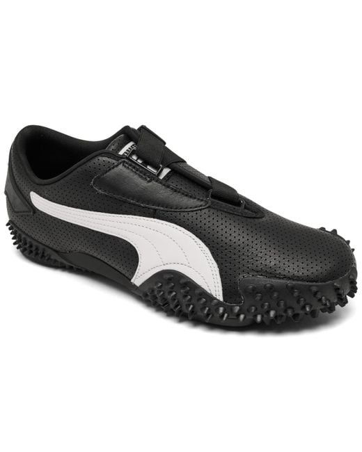 PUMA Black Mostro Perforated Casual Sneakers From Finish Line for men