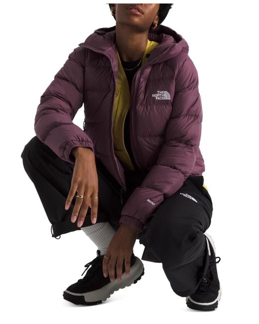 The North Face Red Hydrenalite Hooded Down Jacket
