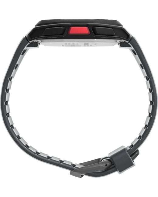 Timex Gray Ironman T300 Digital Silicone Strap 42mm Watch