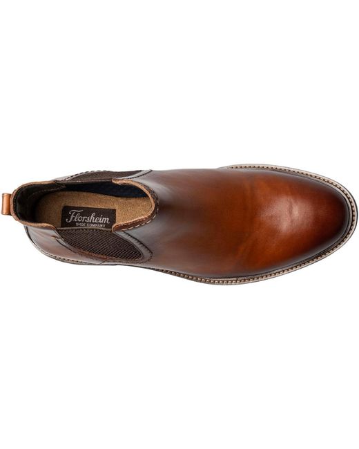 Florsheim Brown Forge Plain Toe Gore Boot for men