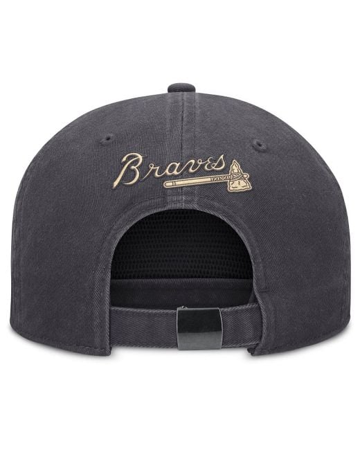 Nike Blue Atlanta Braves Monotone Pro Adjustable Hat for men