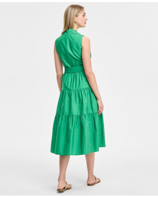 vince camuto green eyelet dress VINCE CAMUTO GREEN DRESS SZ 16 main image 0