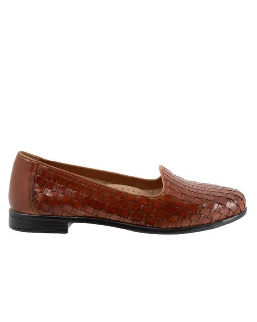 Trotters Brown Liz Flat