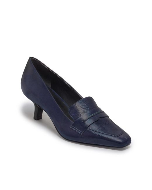 Bernardo Blue Safi Loafer Pump