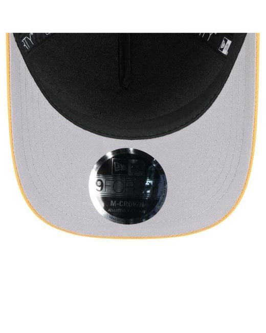 KTZ Multicolor Black/yellow Pittsburgh Steelers 2025 Nfl Draft 9forty A-frame M-crown Adjustable Hat for men