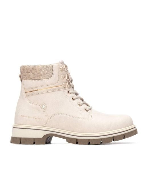 Xti Natural Ankle Combat Booties