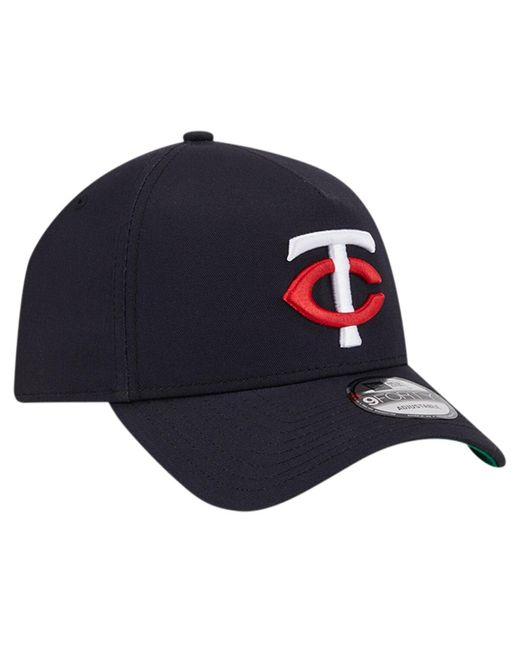KTZ Blue Minnesota Twins Team Color A-frame 9forty Adjustable Hat for men