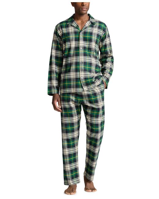Polo Ralph Lauren 2 pc. Plaid Flannel Pajamas Set in Green for Men Lyst