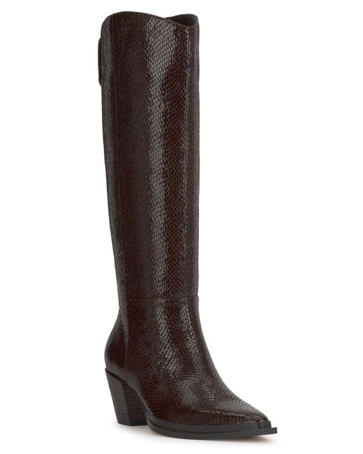Jessica Simpson Brown Hemmia Tall Pointed-toe Boots
