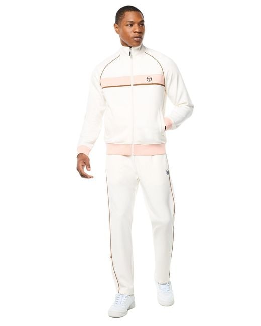 Sergio Tacchini White Lago Track Jacket for men