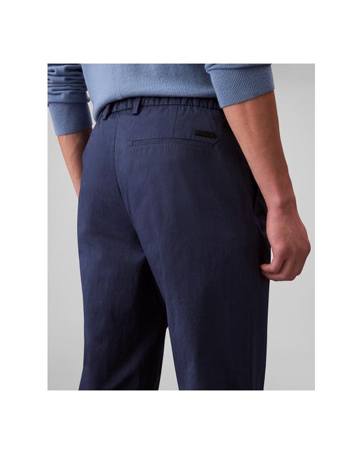 Calvin Klein Blue Regular Fit Trouser Pants for men