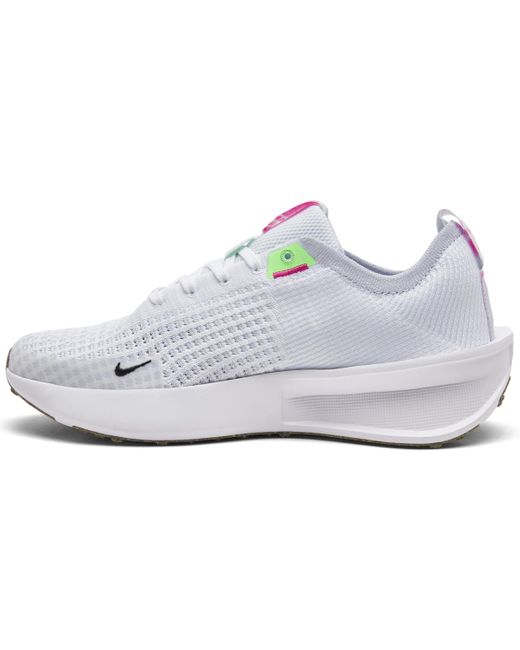 Nike White Interact Running Sneakers From Finish Line