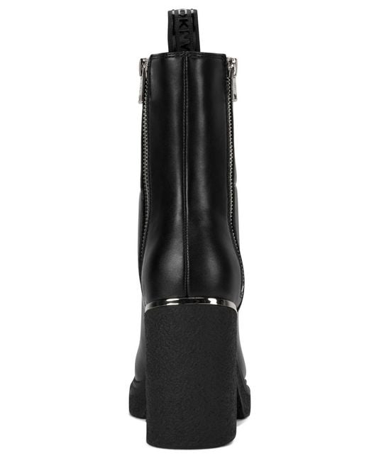 DKNY Black Talley Platform Booties