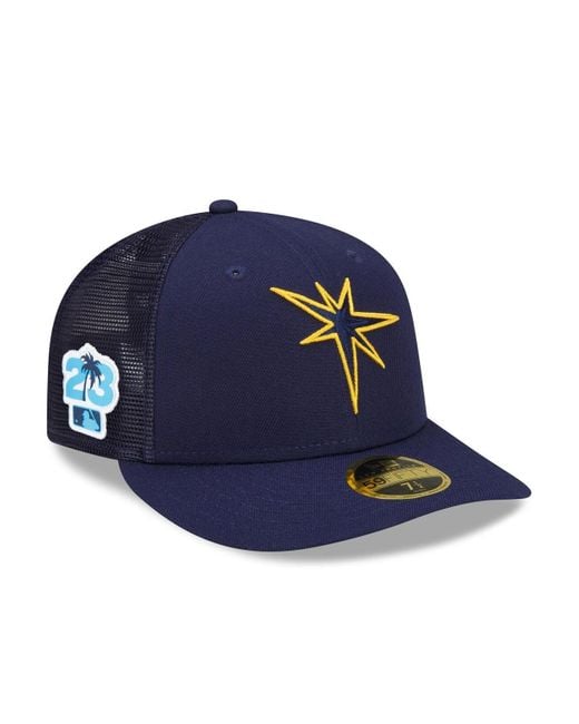 KTZ Navy Tampa Bay Rays 2023 Spring Training Low Profile 59fifty Fitted