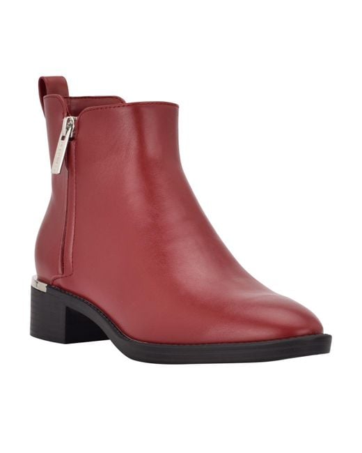 block heel ankle booties
