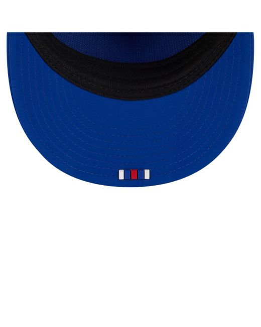KTZ Blue New York Giants 2025 Sideline Retro Crown 59fifty Fitted Hat for men