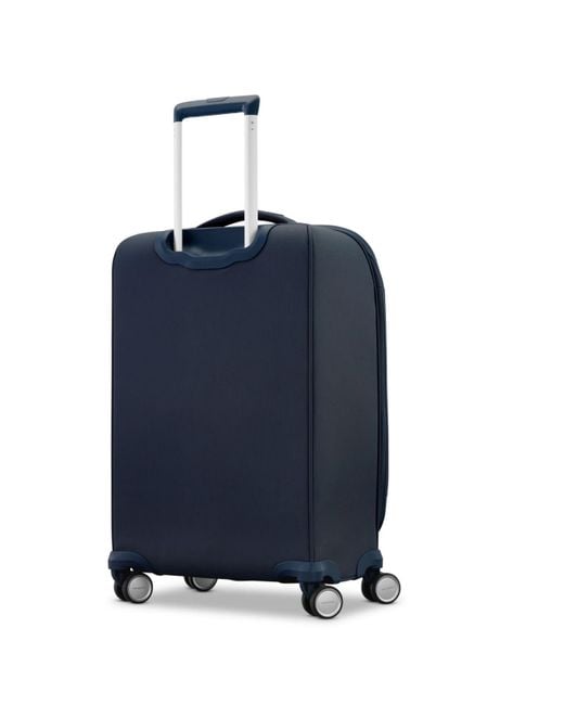 Samsonite Elevation Plus Softside Carry On Expandable Spinner in Blue