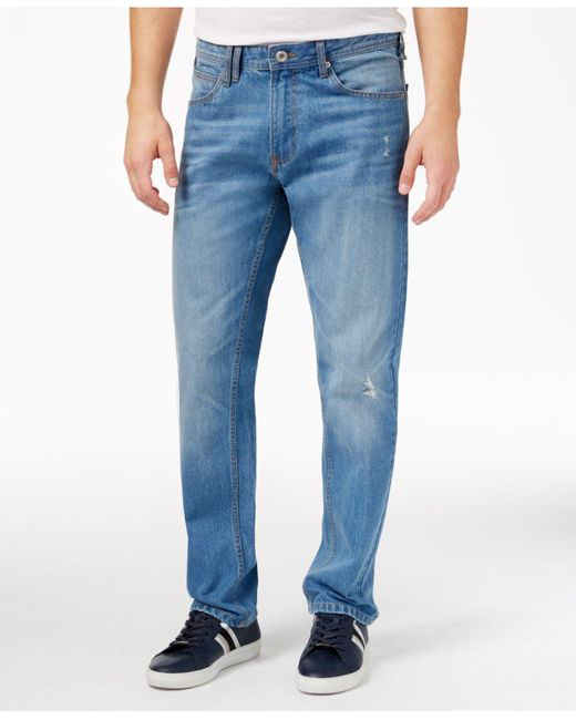 Sean John Denim Men's Diagonal Seam Pocket Jeans in Blue for Men | Lyst