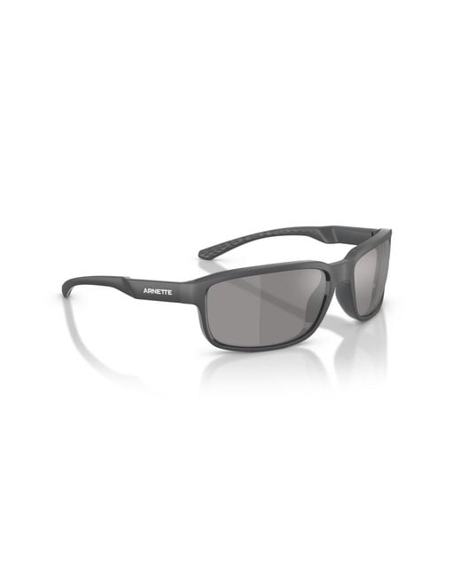Arnette Gray Rectangle Polarized Sunglasses for men