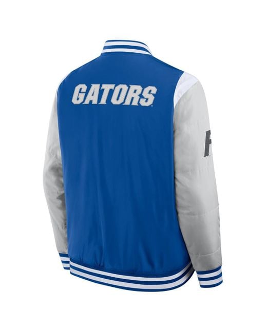 Fanatics Blue Florida Gators Elementsâ Elite Full-snap Jacket