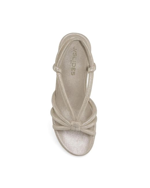 J/Slides White Qayla Sandal