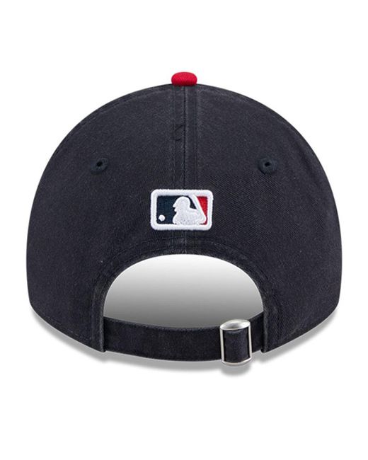 KTZ Blue Navy/red Houston Astros 2025 Mlb All-star Game Workout 9twenty Adjustable Hat for men