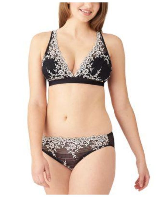 Wacoal Embrace Lace Intimates Collection in Black