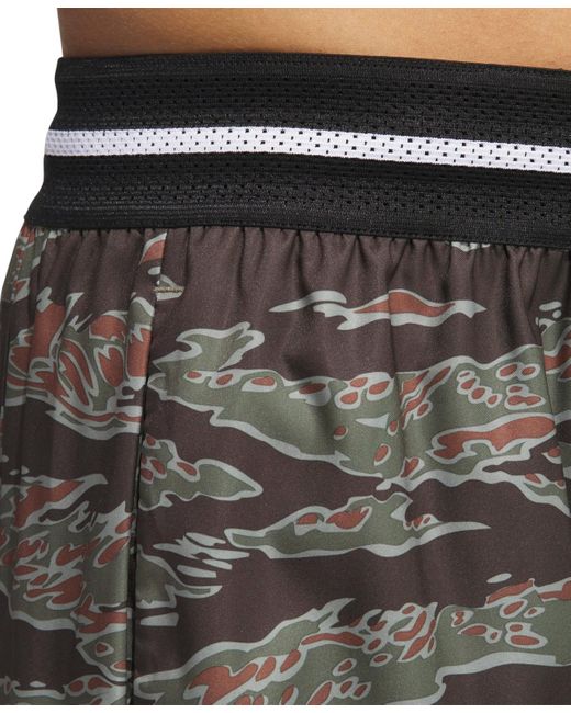 Adidas Gray Crazy Lite Allover Printed Basketball Shorts for men