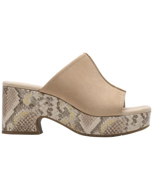 Clarks Brown Nerisa Vine Platform Sandal