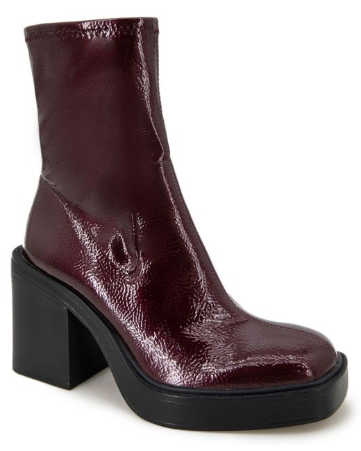 amber platform bootie