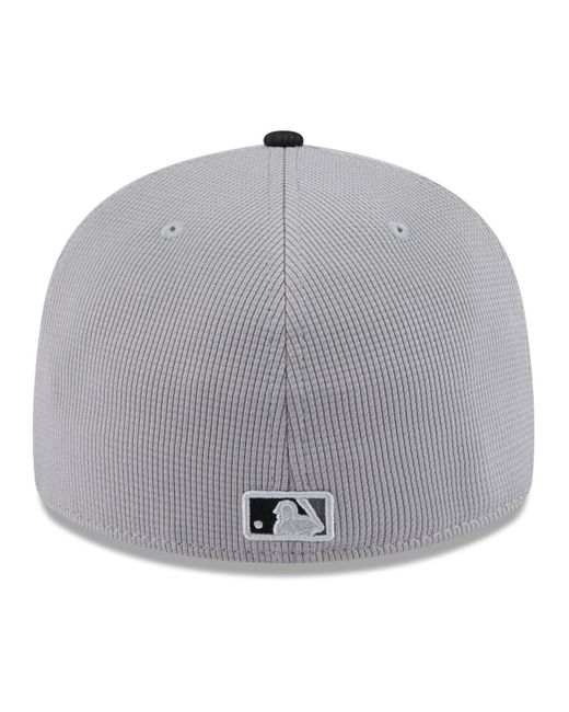 KTZ Gray/black Pittsburgh Pirates 2025 Batting Practice Low Profile 59fifty Fitted Hat for men
