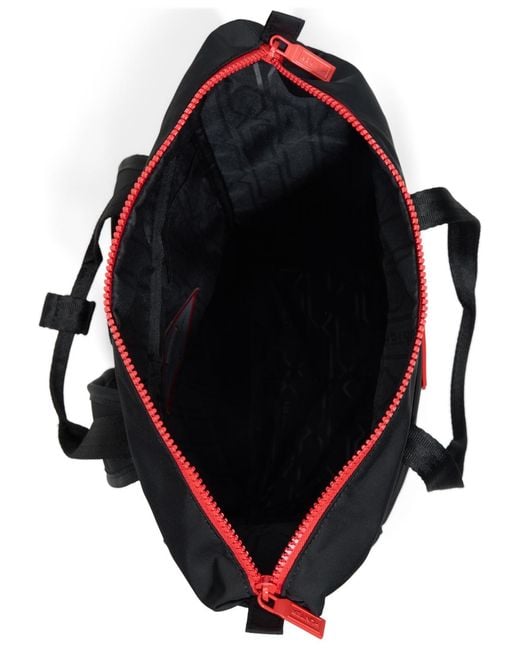 Hunter Black Explorer Messenger Backpack for men