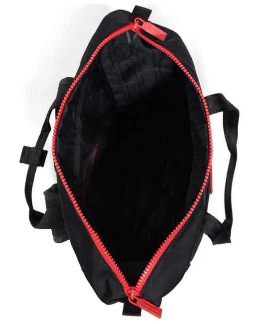 Hunter Black Explorer Messenger Backpack for men